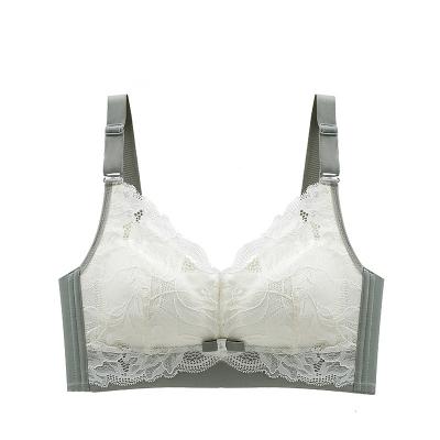 China Water Bra Lingerie Women's Thin Non Steel Ring Gathered And Adjusted Bra Lace Anti Sag Bra for sale