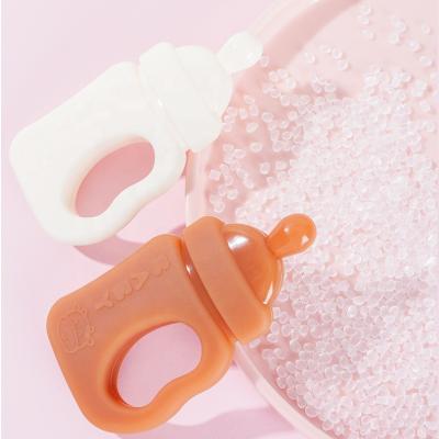 China 100%food grade silicone new BPA free non-toxic newborn silicone Teethers Toy For Babies Baby Silicone Teether 2022 for sale