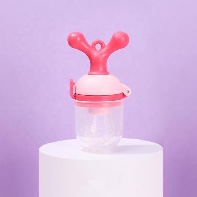 China Eco-friendly Baby Food Grade Silicone Feeder Silicone Eco-freindly Baby Fresh Fruit Feeding Feeder for sale