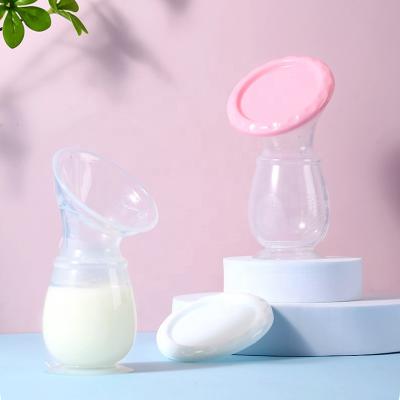 China Factory New Eco-freindly Hot Selling Reusable Silicone Diaphragm Portable Manual Free Breast Pump for sale