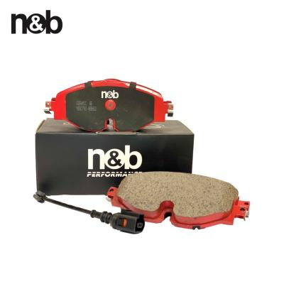 China NAO Ceramic B&W Wholesale Auto Brake System Car Parts Ceramic Brake Pads For VW Brake Pads for sale