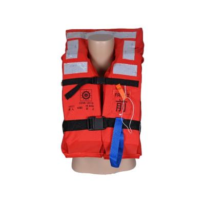 China Oxford Fabric SOLAS Certification 150N Foam Life Jackets Commercial Life Vest For Offshore for sale