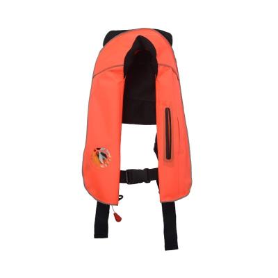 China Wholesale Unisex Manual 150N PFDs Automatic Inflatable Life Jacket With 33G CO2 Cartridge Inflator Device for sale