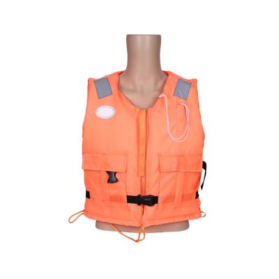 China Marine Life Saving Wholesale Cheap Marine Life Jackets Adult with whistle 86/5 lifevest for sale