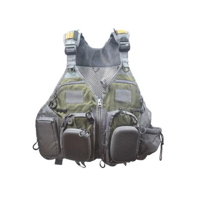 China Polyester Oxford Customization Vest Lifevest Breathable Tactical Angling Fishing Vest for sale