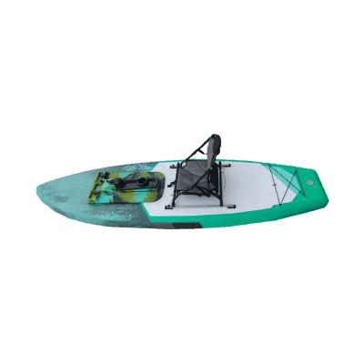 China 2022 New Design Unisex Watersports Inflatable SUP Paddle Board Fishing Surf Stand UP Board With Moter Pedal for sale