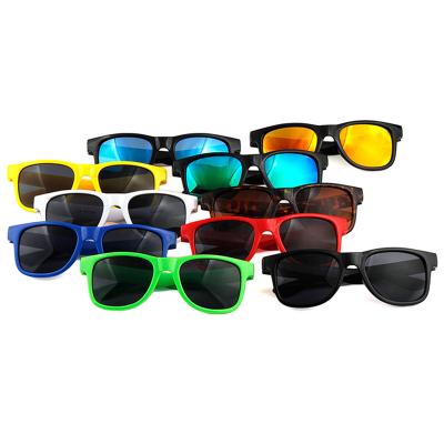 China 2023 Fashion Sunglasses Shape Custom Logo Wholesale Vintage Pc Boys Girls Colorful Glass Kids Sun Glasses Kids For UV Protection for sale