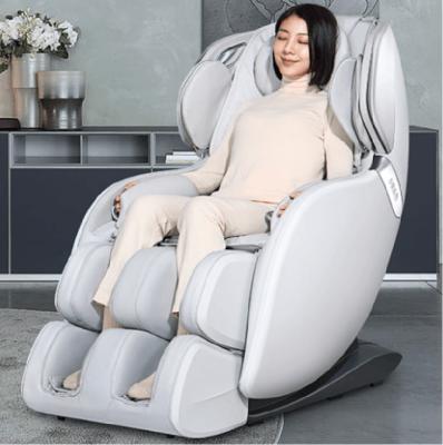 China Leather Body Massager Full Body Recliner Shiatsu Weightless 3D 4d Shoulder OEM Logo Luxury Japanese Electric Chair Sale for sale