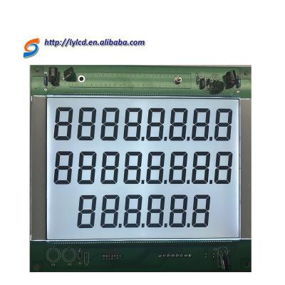 China Industrial Control Instrument Custom 7 Segment LCD Display for sale