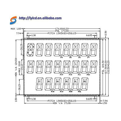 China Custom 886 Fuel Dispenser Refueling Machine LCD Display Module Customized for sale