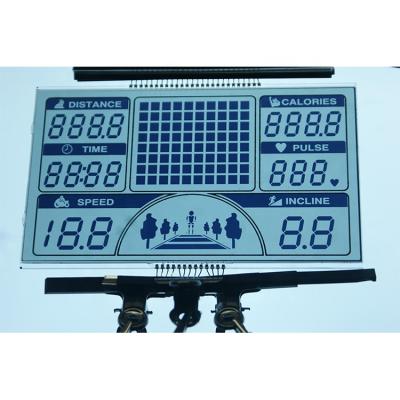 China Custom Large Size Segment HTN LCD Positive Screen Display For Treadmill Customized for sale