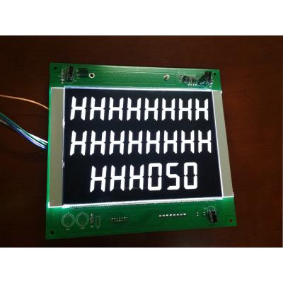 China Ultra Size VA Transparent Type LCD Display Segment Standard Dimension for sale