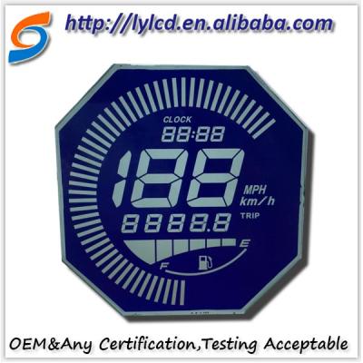 China Custom Car Tachometer Display Shape Around LCD In Modules for sale