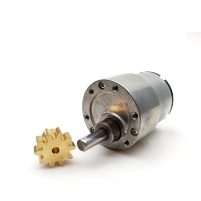 China Other Electric Dc Motor 37mm 12v Gear Brushed Dc Motor With Reducer for sale