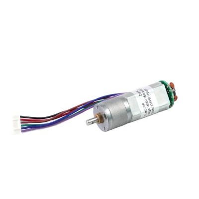 China Totally Enclosed Small 6V 12V 20mm DC Gear Motor With Encoder for sale