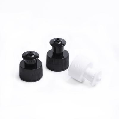 China Non Spill 28/410 Push Pull Cap PP Plastic Cap For Cleaner Bottle for sale