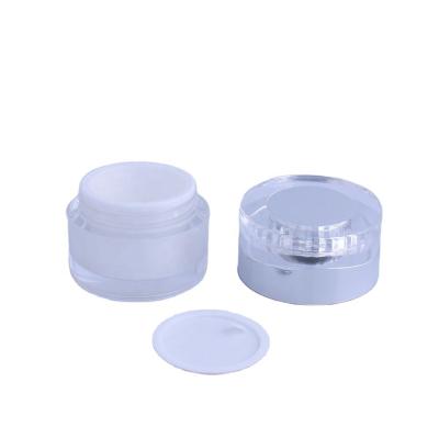 China Non Spill 5g 10g 15g 20g 30g 50g 100g Cream Jar For Acrylic Cosmetic Jar With Lid for sale