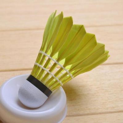 China 12 PCS GOOSE FEATHER SHUTTLECOCK FOR PROFESSIONAL TRAINING BADMINTON SHUTTLECOCKS for sale