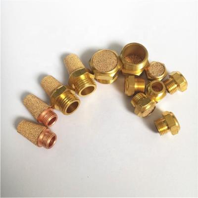 China Thermal Resistance Tiantai Factory Supply Sintered Porous Bronze Stainless Steel Throttle Valve Exhaust Control Muffler for sale