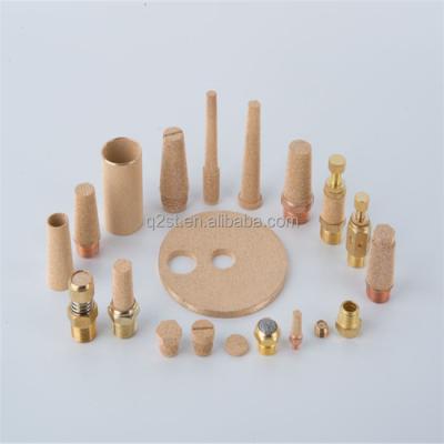 China Air Filter 20 50 Micron Porous Powder Sintered Bronze Metal Filter for sale