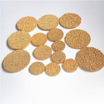 China Thermal Resistance Tiantai Factory Supply 1-100 Micron Bronze Sintered Filter Disc for sale