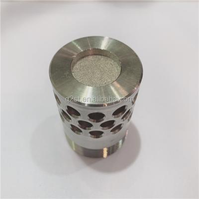 China CO2 Gas Sensor Sintered SS316L Stainless Steel Porous CO2 Carbon Dioxide Gas Sensor Housing for sale