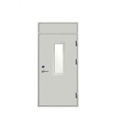 China Fire Protection 30 60 90 Min Fire Steel Rated Door High Quality Customized Fire Rated Door With Fire Glass Insert for sale