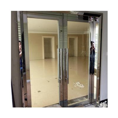 China Fire Protection Manufacturer Wholesale Fire Rated Steel Door With Glass Insert For Yard for sale