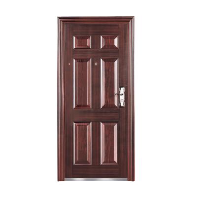 China Customized modern cheap waterproof security wooden steel door for hotel residence for sale