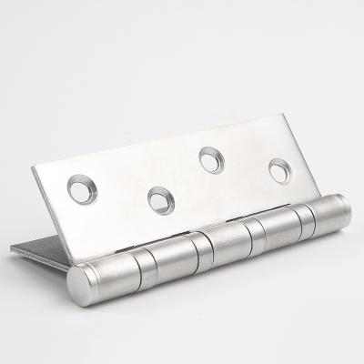 China Flexibility Hardware Accessory 304 Stainless Steel Iron Change Metal Around Corner Door Hinge for sale