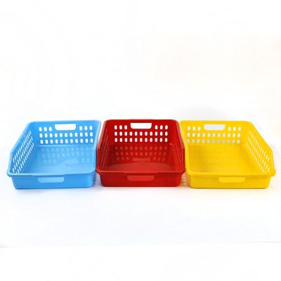 China Factory Price Stackable Cotton Rope Plastic Sustainable Storage Basket Portable Vegetable Baskets for sale