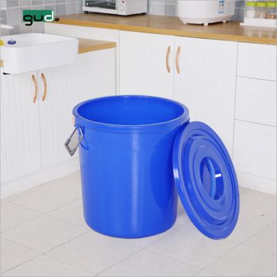 China Cheap viable price manufacturer plastic water bucket with 120 L large bucket with lid with handle for sale