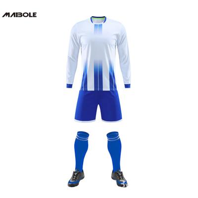 China Custom High Quality Chinese Comfortable Breathable Quick Dry Manufacturer Quick Dry Soccer Long Sleeves Training Wear Brazil Football Soccer Jersey Uniform for sale