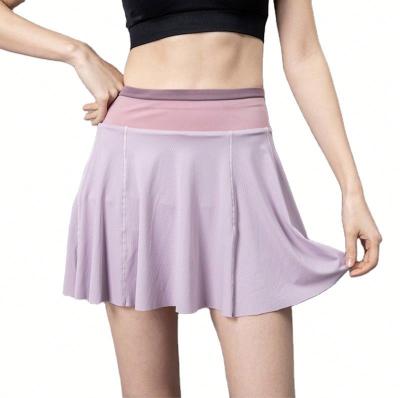 China OEM Summer Sports Fitness Wear Yoga Wear Breathable Quick Dry Gym Pleated Skirt Golf Tennis Skirt for sale