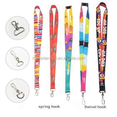 China Wholesale Neck Mobile Phone Wrist Key Chain Anime Silicone PVC Nylon Nylon ID Card Badge Holder Polyester Key Chain Lanyards With Logo Custom for sale