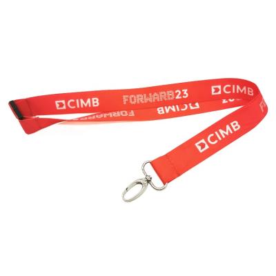 China Wholesale Factory Price Security Imitation ID Card Badge Holder Nylon Neck Lanyards With Logo Custom for sale