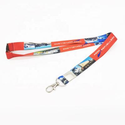 China ID Card Badge Holder Customized Wholesale Neck Lanyard Strap Promotional Sublimation Lanyard Dye Design Prices for sale