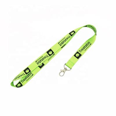 China Custom printed id card badge holder reasonable pricer dye sublimation lanyard neck strap for sale