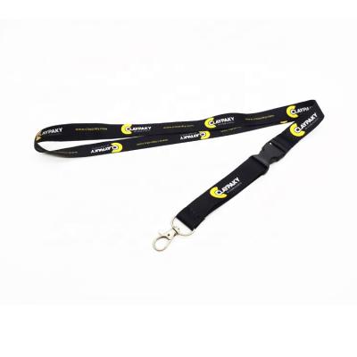 China Professional Customized ID Card Badge Holder China Sublimation Polyester Lanyard Neck Strap for sale