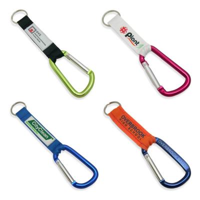 China Hang Wholesale Price Sublimation Custom Carabiner Thick Key Hook Chain Lanyard for sale