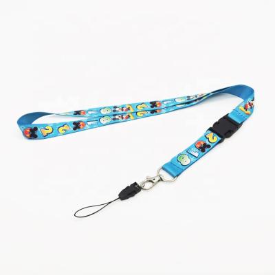 China New Design Mobile Phones Professional Custom Printed Sublimation Polyester Mobile Phone Lanyard for sale