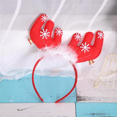 China Cheap Fashion Wholesale Santa Claus Christmas Headband In Christmas Decoration for sale