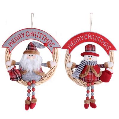 China Modern BSCI SJ0236 Customized Logo Lovely Christmas Hanging Ornament Around Lovely Gift Hanger for sale