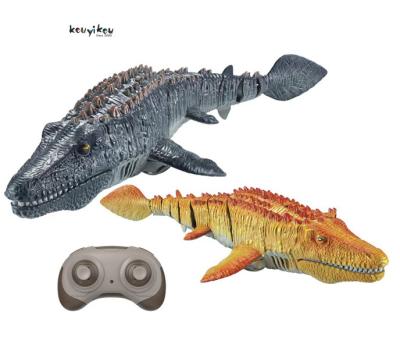 China Hot Simulation Gift Summer Simulation Mosasaur Obstacle Avoidance Kouyikou Product Child Toy Kid Float Swimming Pool Waterproof Remote Control Games for sale