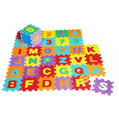 China Educational Non-Slip Puzzle Mat Anti-Fall Puzzle Mat Soft Toy Eva Foam Mat Baby Game for sale