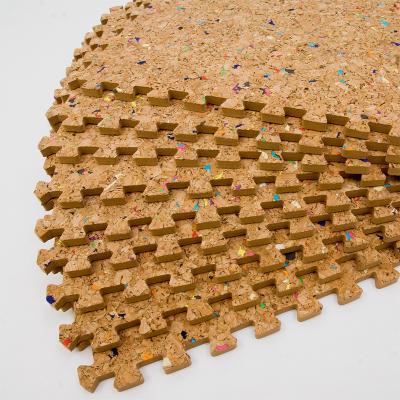 China 30*30 60*60 Household Puzzle Cork Floor Mat Waterproof Non-Toxic Eva Foam Kids Play Mat for sale