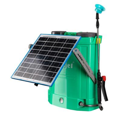 China Electric Solar Pressure Auto Start Stop Booster Pump Sprayer Agricultural Backpack Solar Powered Battery Operated Backpack Sprayer for sale