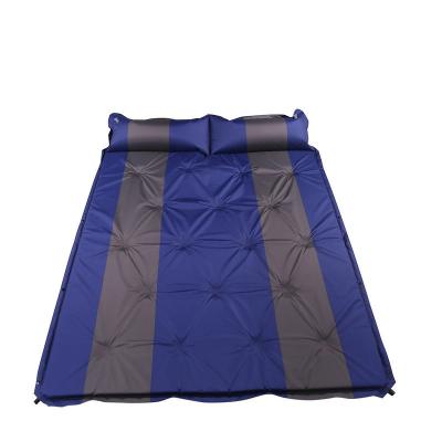 China Amazon 2 Person High Elasticity Suede Quick Inflating Warm Self Inflating Camping Mat Sleeping Pad for sale