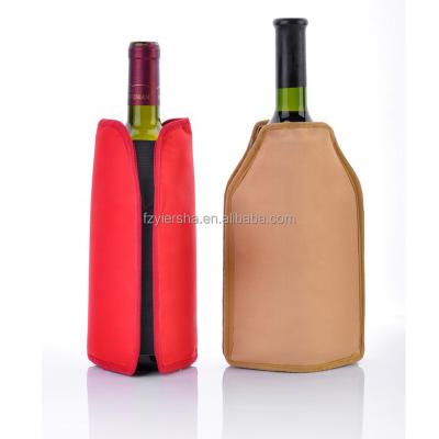 China Factory Shape Beer Bottle Bag Factory Shape Ice Wine Waterproof Freeze Carrier Fridge Cold Cool Bag for sale