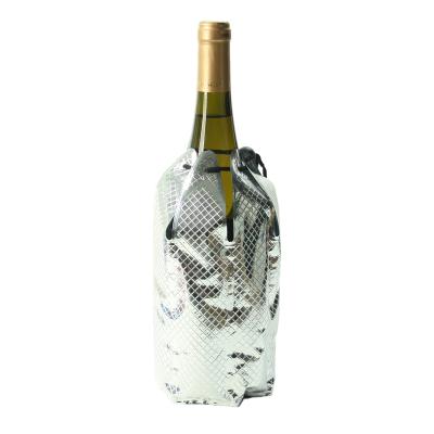 China Waterproof Clear Wine Bottle PVC Gel Iced Bag for sale